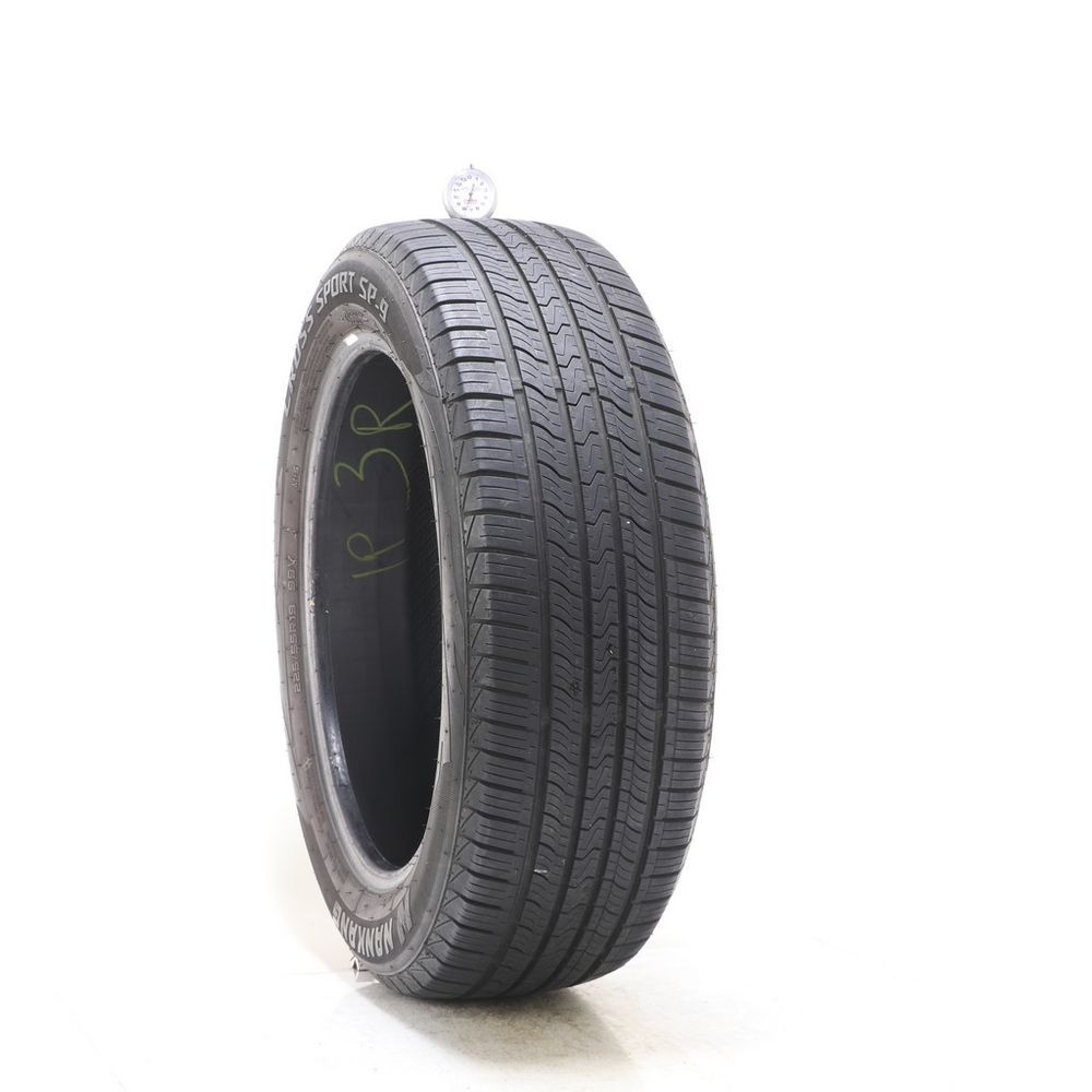 Set of (2) Used 225/55R19 Nankang SP-9 Cross Sport 99V - 7.5-8/32 - Image 1