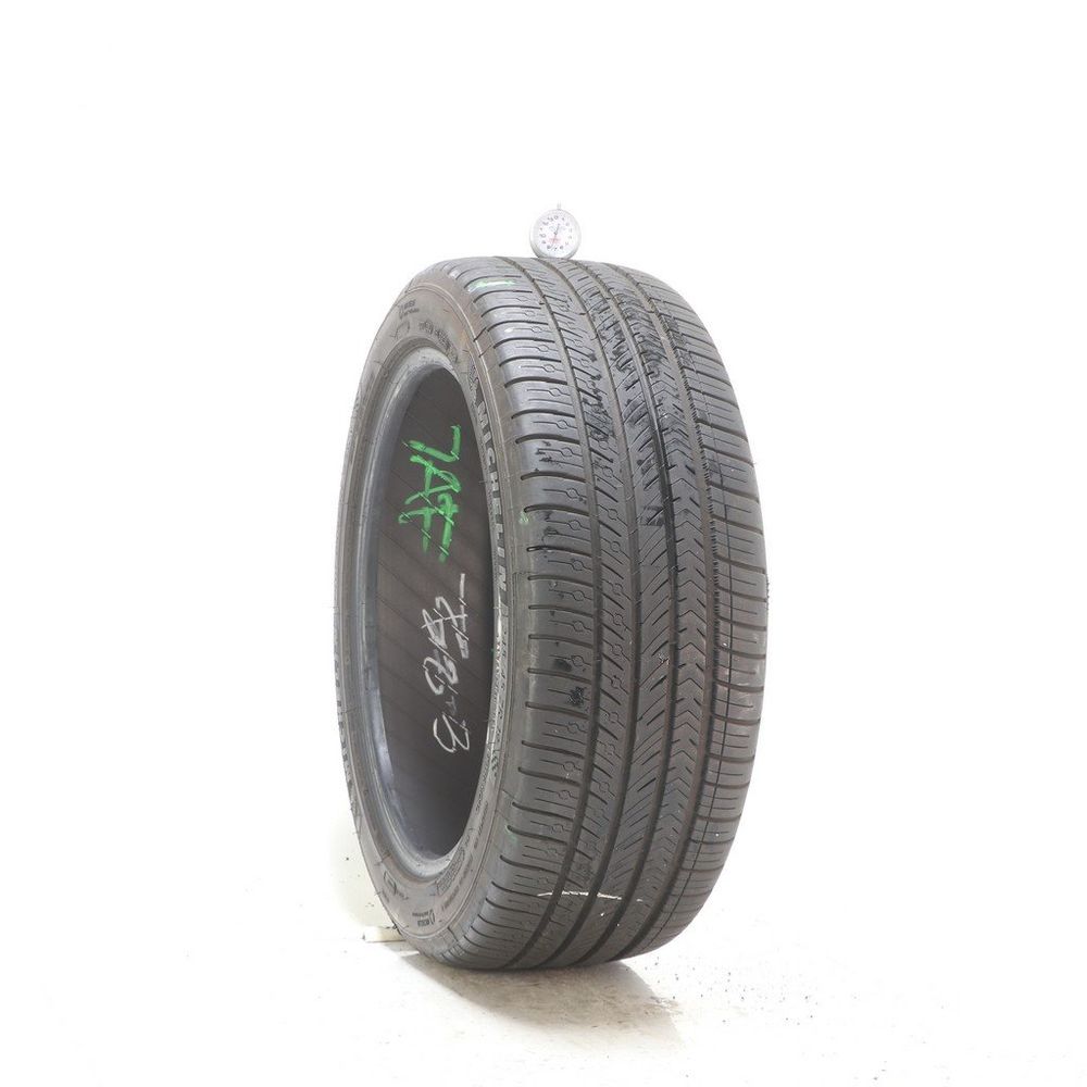Set of (2) Used 245/45ZR19 Michelin Pilot Sport All Season 4 102Y - 7.5-8/32 - Image 1