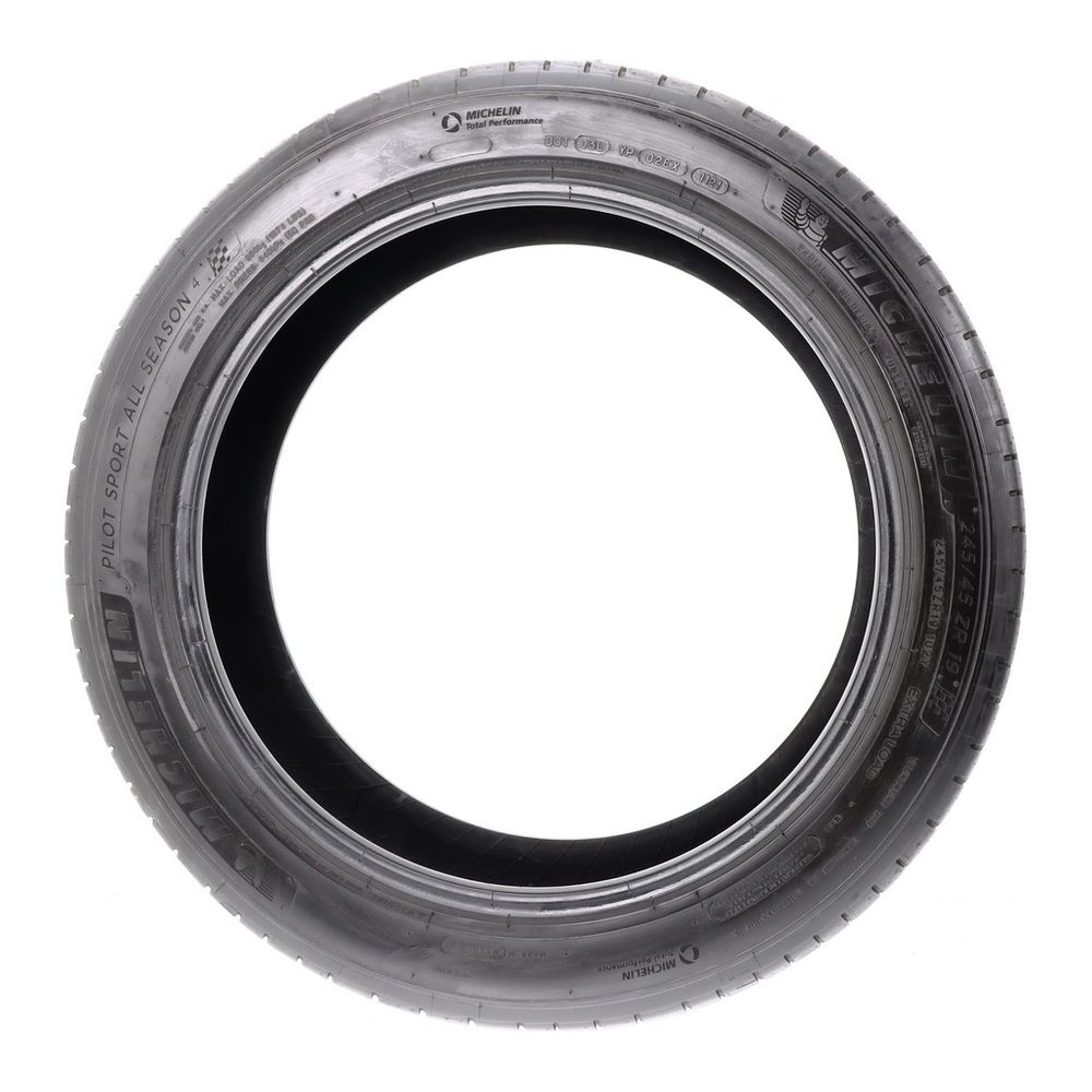 Set of (2) Used 245/45ZR19 Michelin Pilot Sport All Season 4 102Y - 7.5-8/32 - Image 6