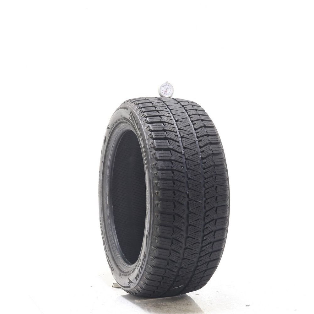 Set of (2) Used 225/50R17 Bridgestone Blizzak WS90 Studless 94H - 8/32 - Image 1