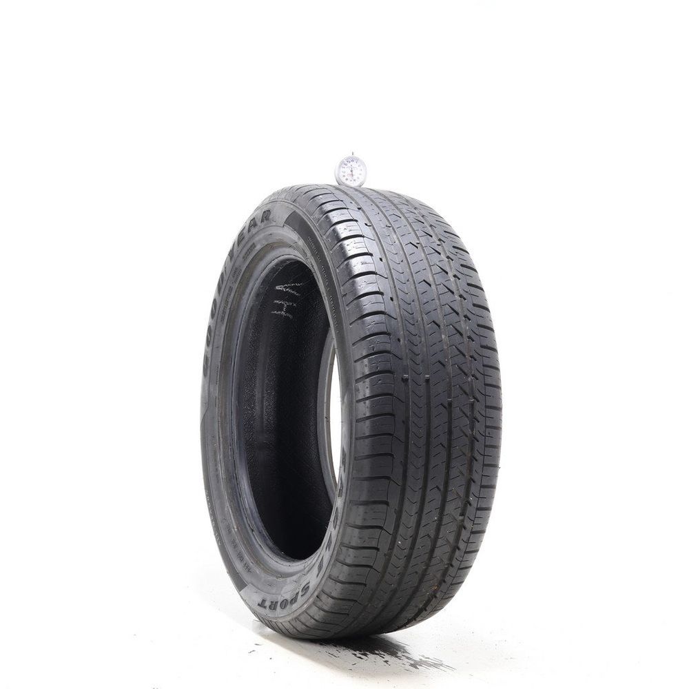 Set of (2) Used 225/55R18 Goodyear Eagle Sport AS 98V - 6.5-7/32 - Image 1
