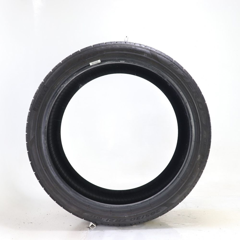 Set of (4) Used 305/30ZR21 Pirelli P Zero PZ4 NF0 Elect 104Y - 5.5-7/32 - Image 6