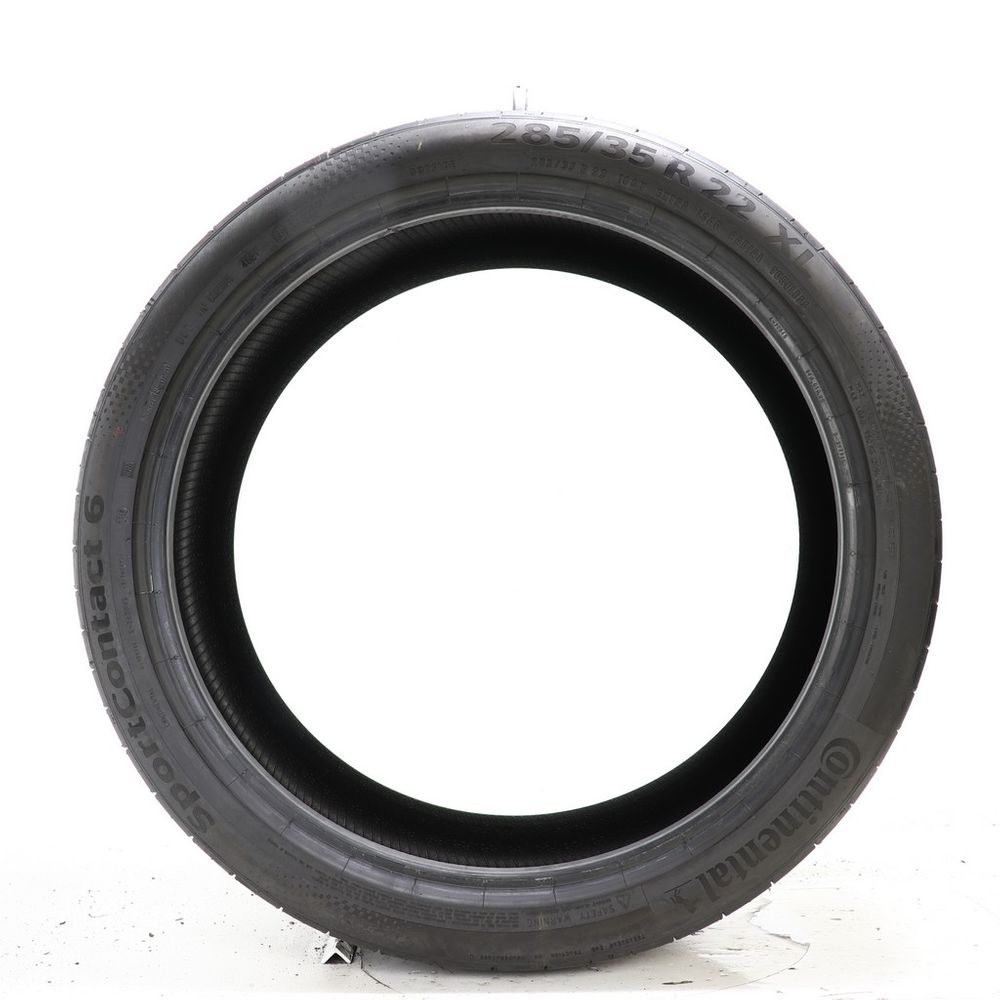 Used 285/35R22 Continental SportContact 6 TO ContiSilent 106Y - 8.5/32 - Image 3