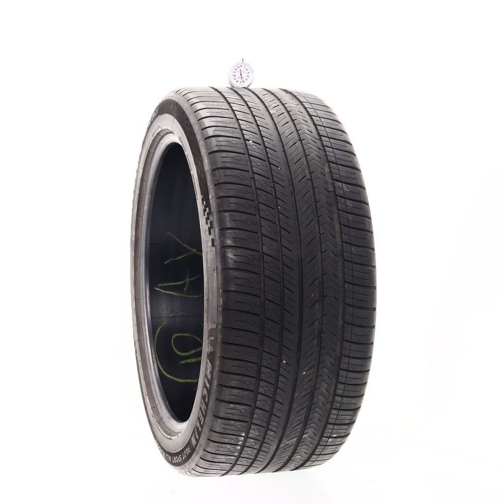 Set of (2) Used 285/40ZR21 Michelin Pilot Sport All Season 4 109Y - 6.5-7.5/32 - Image 1