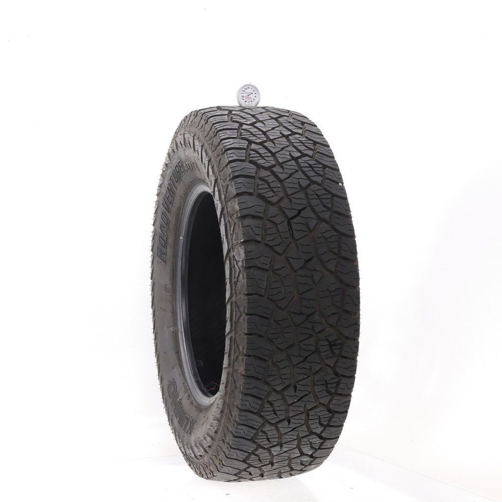Set of (2) Used 265/70R17 Kumho Road Venture AT52 115T - 9.5-10/32 - Image 1