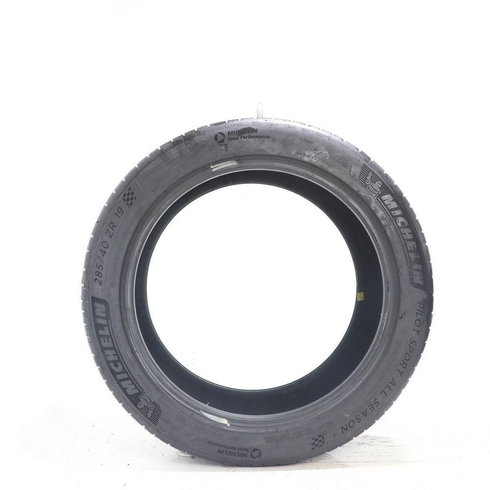 Set of (2) Used 285/40ZR19 Michelin Pilot Sport All Season 4 107Y - 8-8.5/32 - Image 6