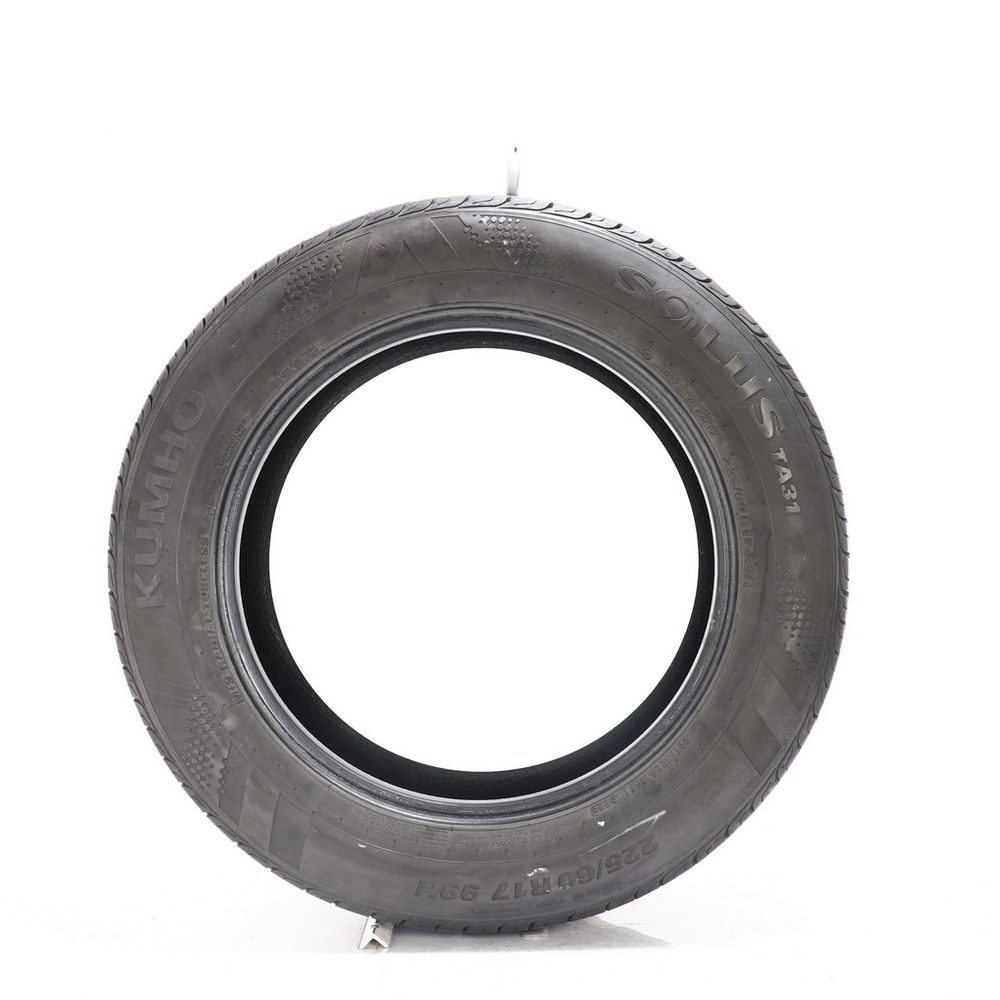 Set of (2) Used 225/60R17 Kumho Solus TA31 99H - 6/32 - Image 3