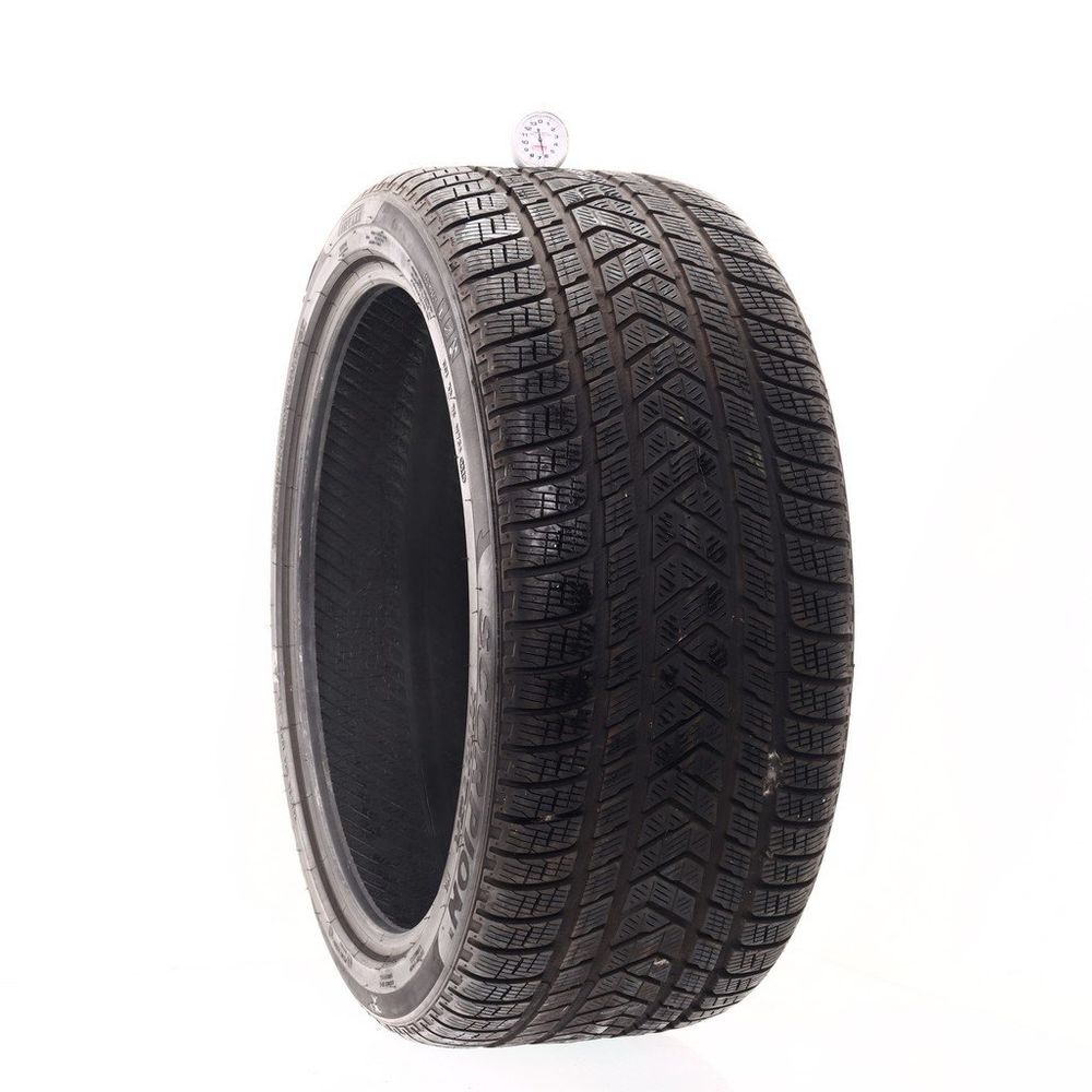 Set of (2) Used 295/35R21 Pirelli Scorpion Winter MO 107V - 6.5-7/32 - Image 1