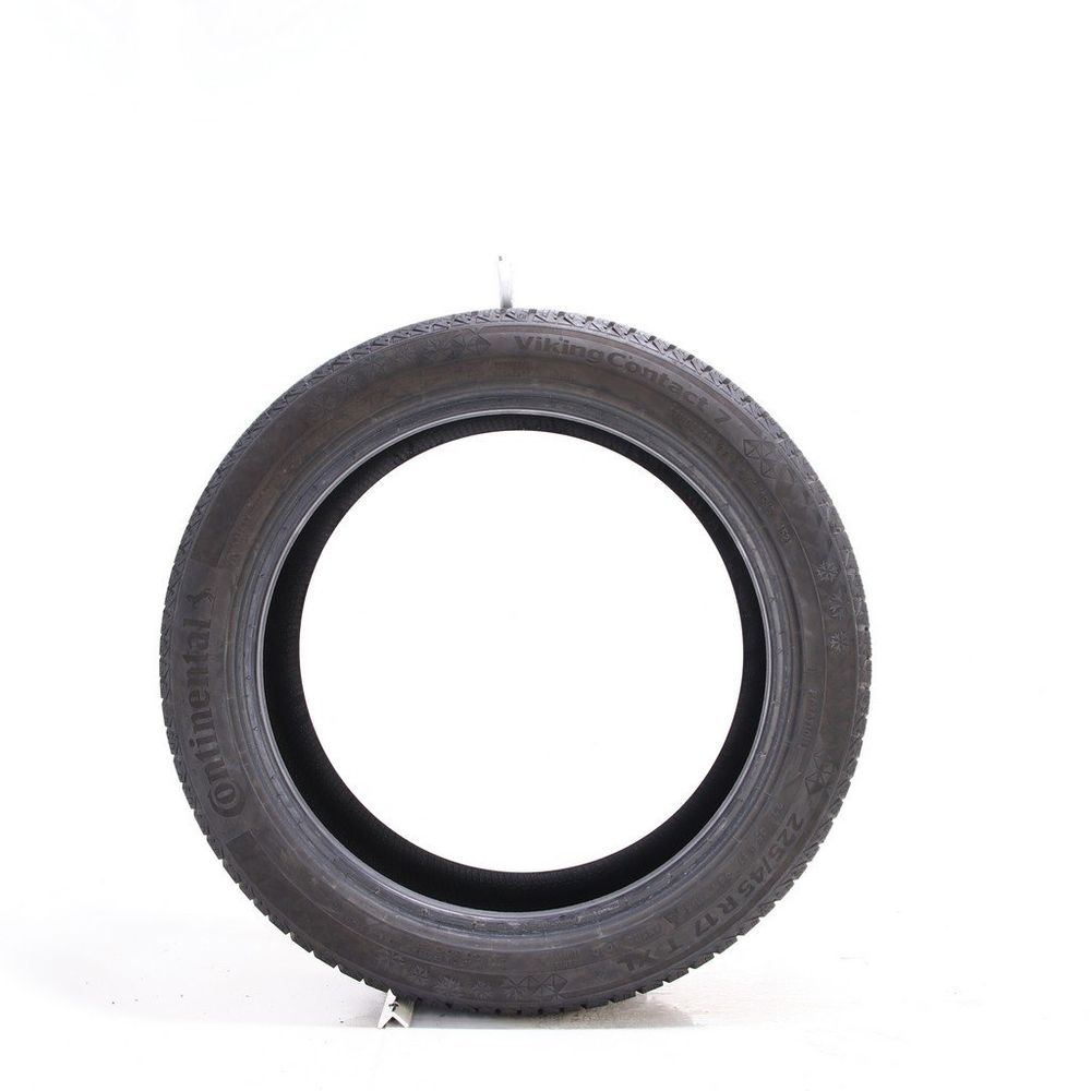 Set of (2) Used 225/45R17 Continental VikingContact 7 94T - 7.5-9/32 - Image 3