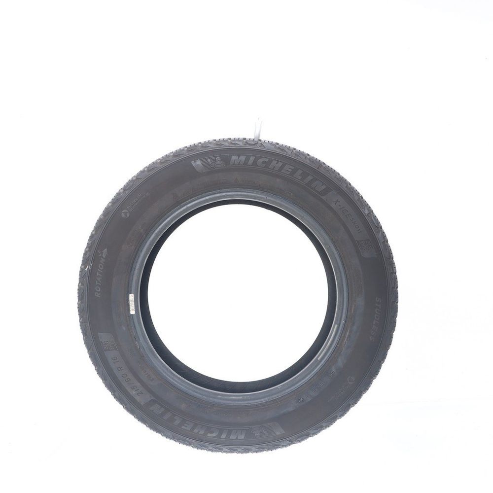 Set of (2) Used 215/60R16 Michelin X-Ice Snow 99H - 6-7.5/32 - Image 3