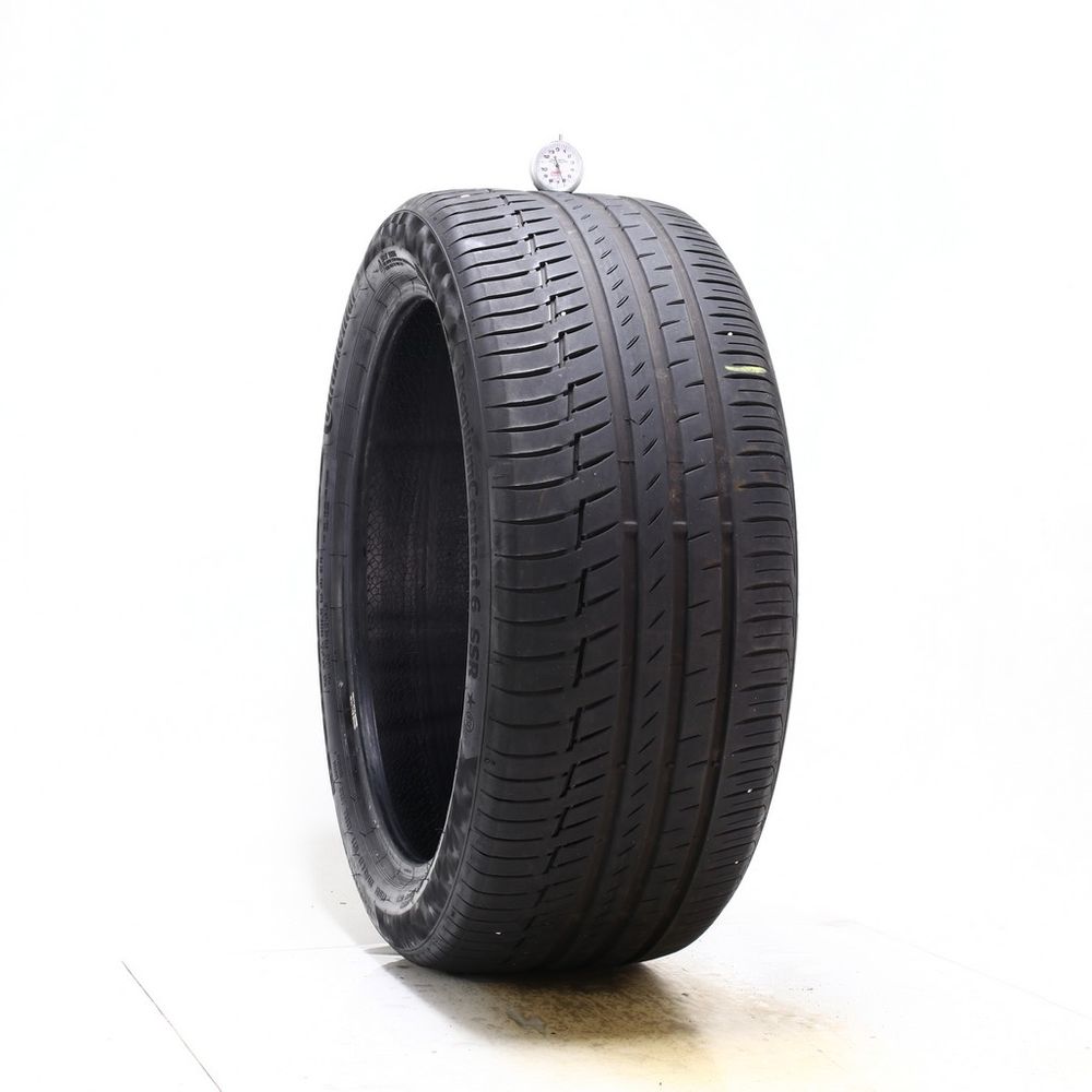 Set of (2) Used 275/40R21 Continental PremiumContact 6 SSR 107Y - 6/32 - Image 1