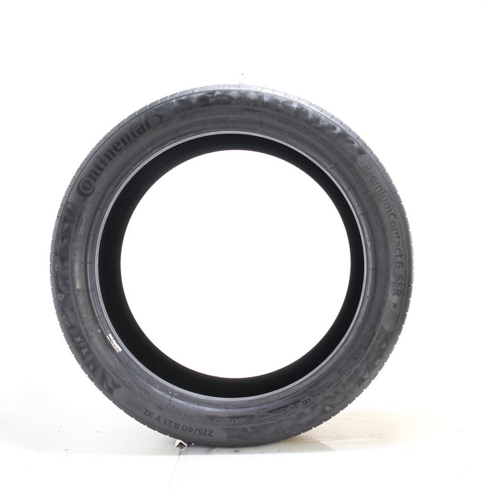 Set of (2) Used 275/40R21 Continental PremiumContact 6 SSR 107Y - 6/32 - Image 3