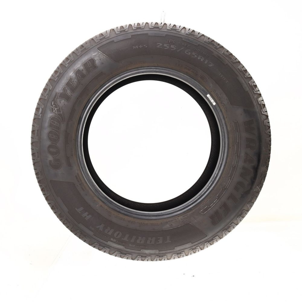 Set of (2) Used 255/65R17 Goodyear Wrangler Territory HT 110T - 8-9/32 - Image 3