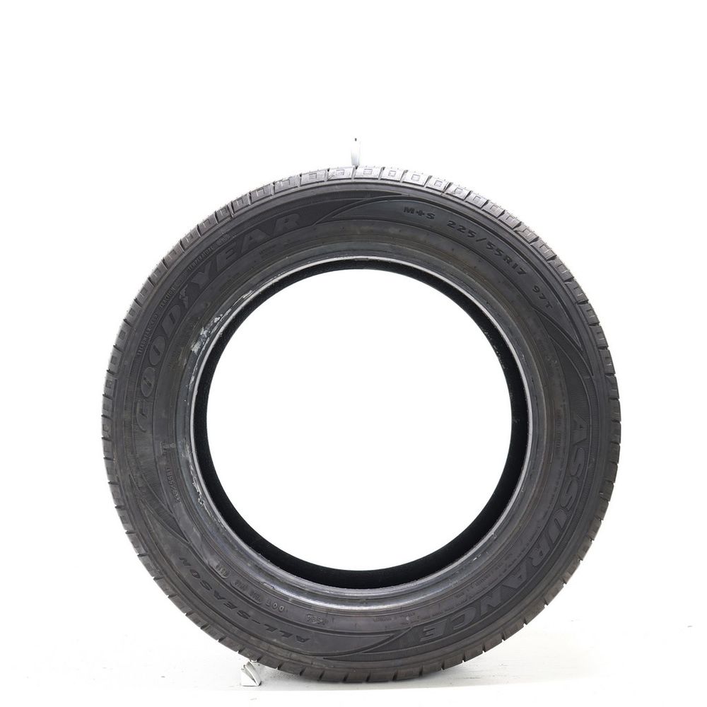 Set of (2) Used 225/55R17 Goodyear Assurance All-Season 97T - 6.5/32 - Image 3
