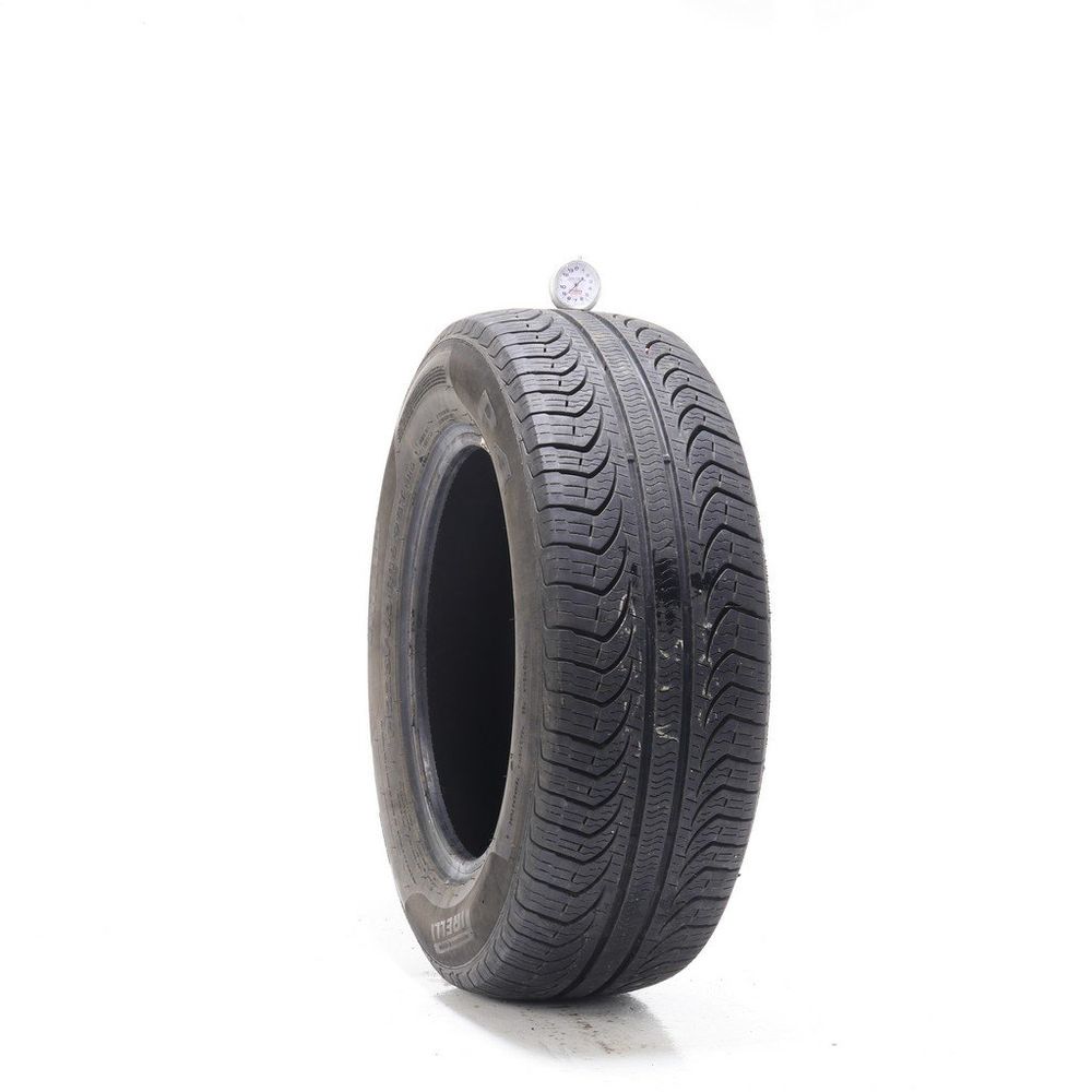 Set of (2) Used 225/60R16 Pirelli P4 Four Seasons Plus 98T - 8.5-9.5/32 - Image 1