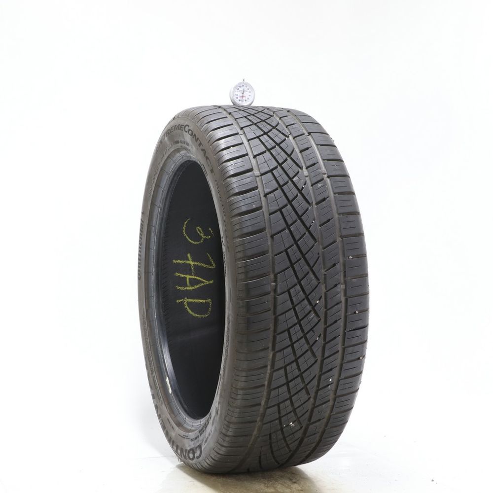 Set of (2) Used 255/45ZR20 Continental ExtremeContact DWS06 Plus 105Y - 7.5-8/32 - Image 1