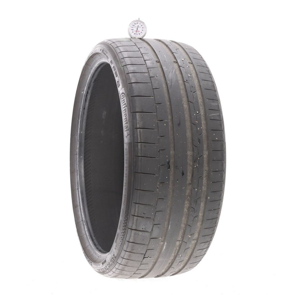 Used 245/30ZR20 Continental SportContact 6 90Y - 7.5/32 - Image 1