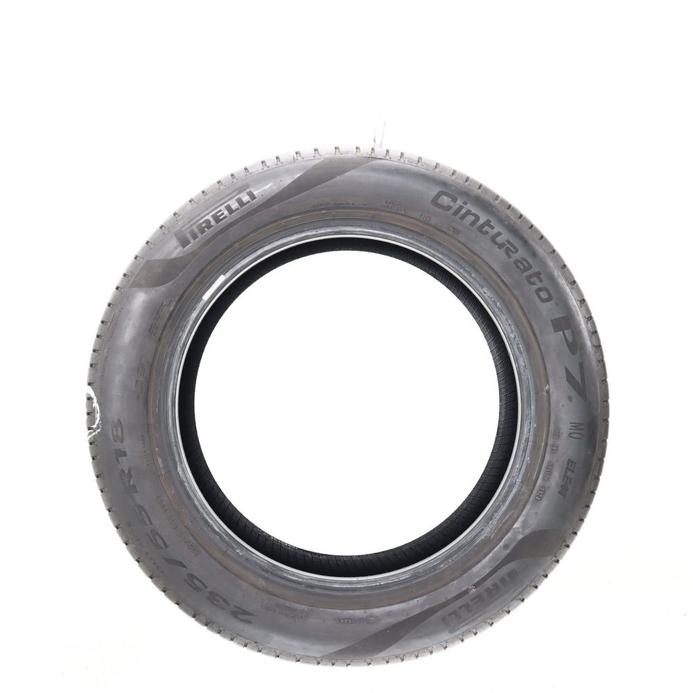 Set of (2) Used 235/55R18 Pirelli Cinturato P7 P7C2 MO Elect 104T - 7.5-8/32 - Image 3