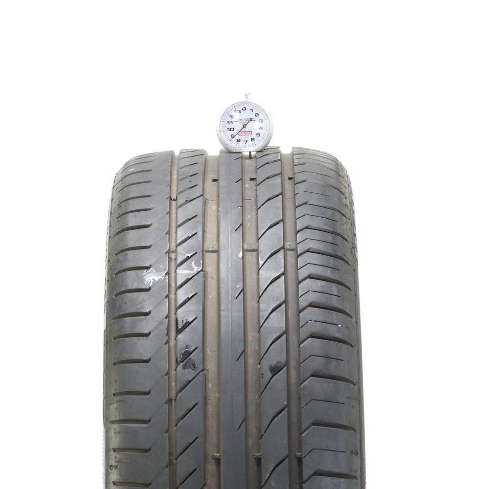 Set of (2) Used 225/40R18 Continental ContiSportContact 5 SSR MOE 92W - 7.5-8.5/32 - Image 5