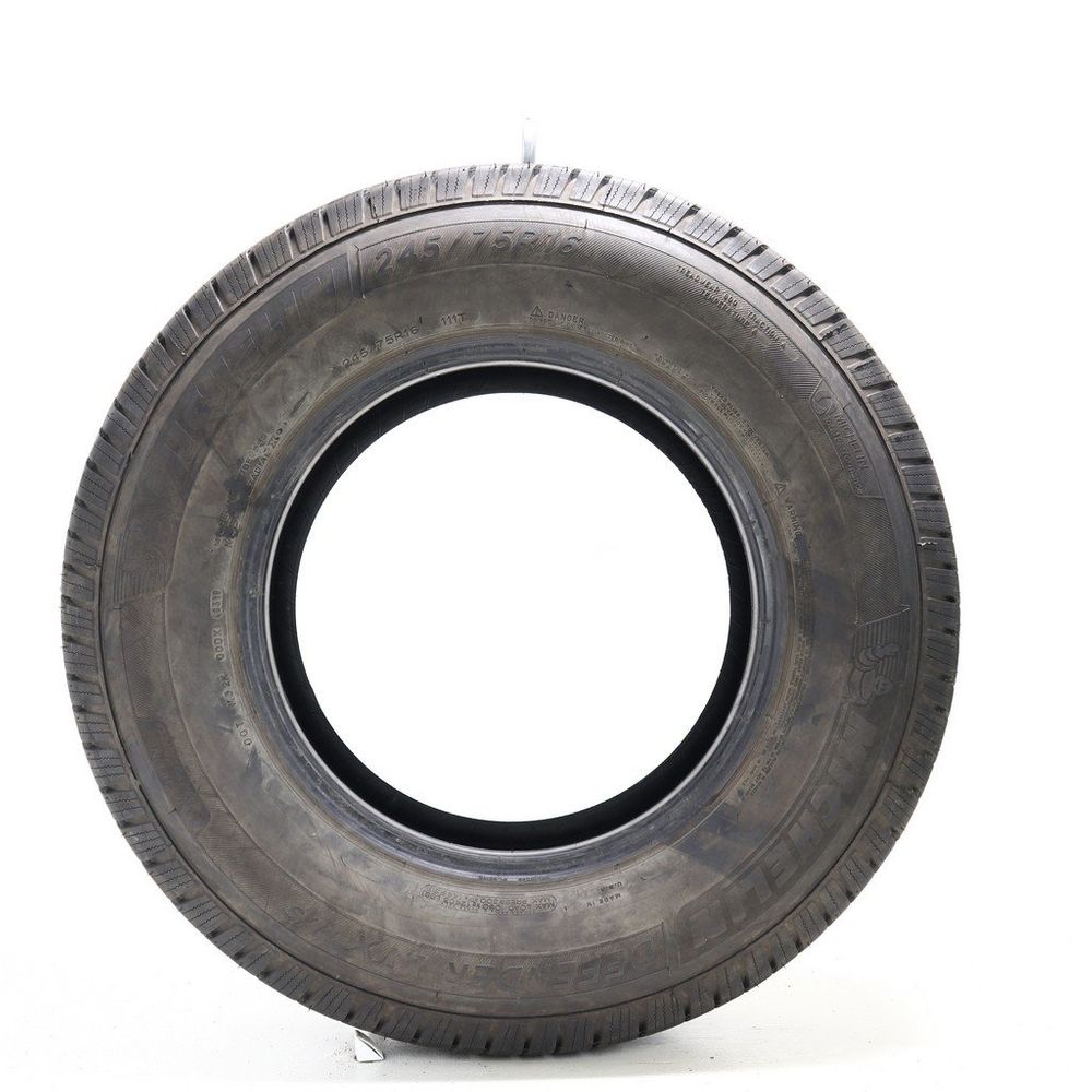 Set of (2) Used 245/75R16 Michelin Defender LTX M/S 111T - 10.5-11/32 - Image 3