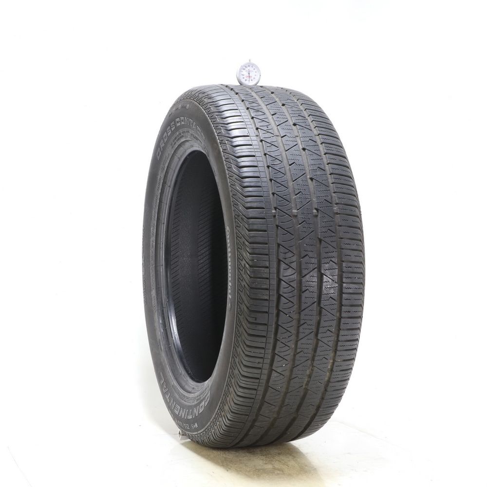 Set of (2) Used 255/55R19 Continental CrossContact LX Sport J LR 111W - 7-8/32 - Image 1