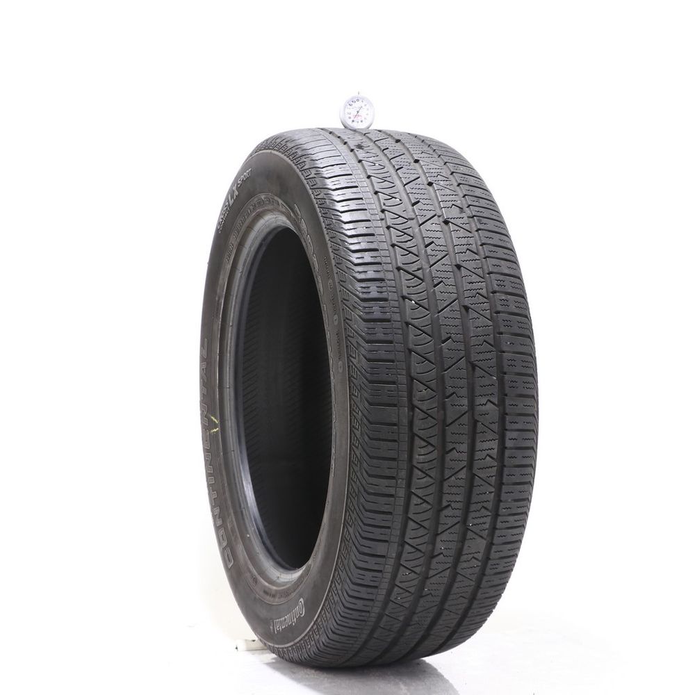Set of (2) Used 255/55R19 Continental CrossContact LX Sport J LR 111W - 7-8/32 - Image 4