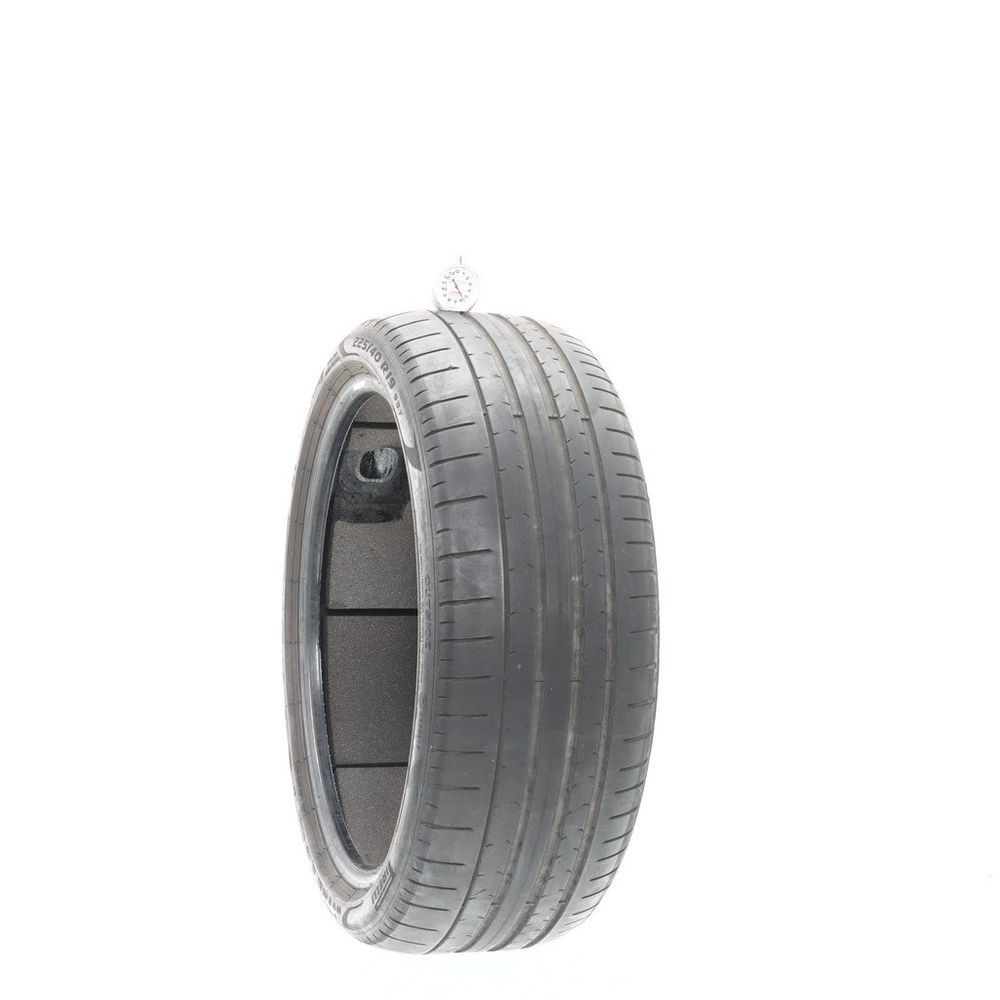 Set of (2) Used 225/40R19 Pirelli P Zero PZ4 MO-S PNCS 93Y - 5.5-6/32 - Image 1