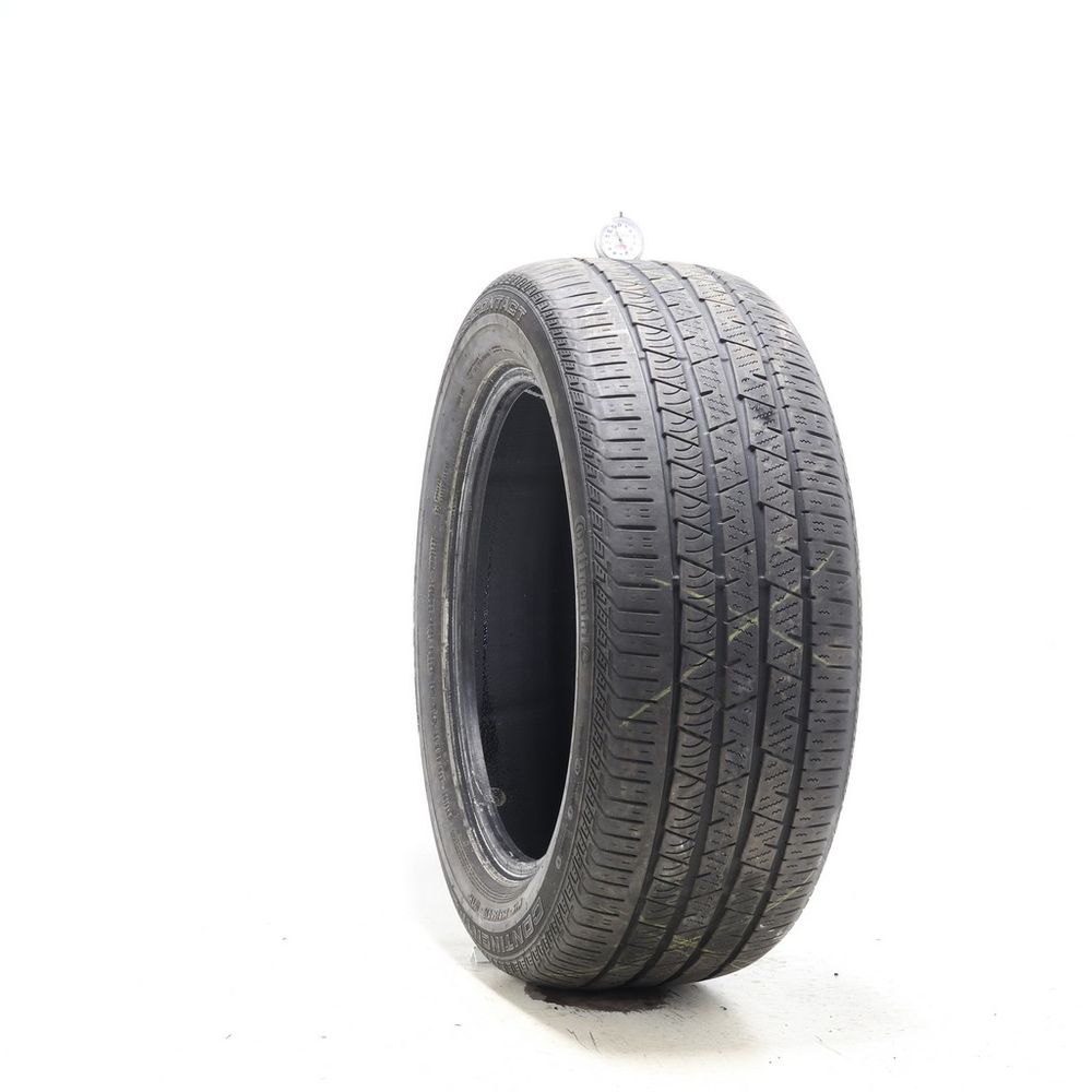 Set of (2) Used 255/50R19 Continental CrossContact LX Sport SSR MOE 107H - 5.5-6.5/32 - Image 1