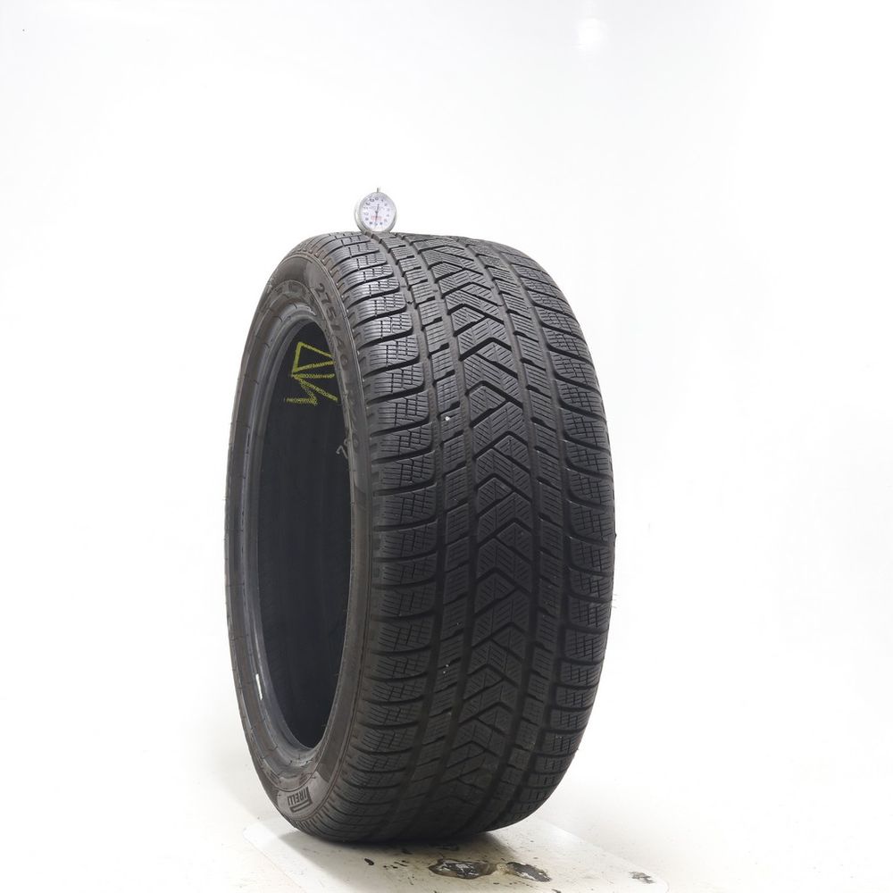 Set of (2) Used 275/40R20 Pirelli Scorpion Winter 106V - 7-8/32 - Image 1