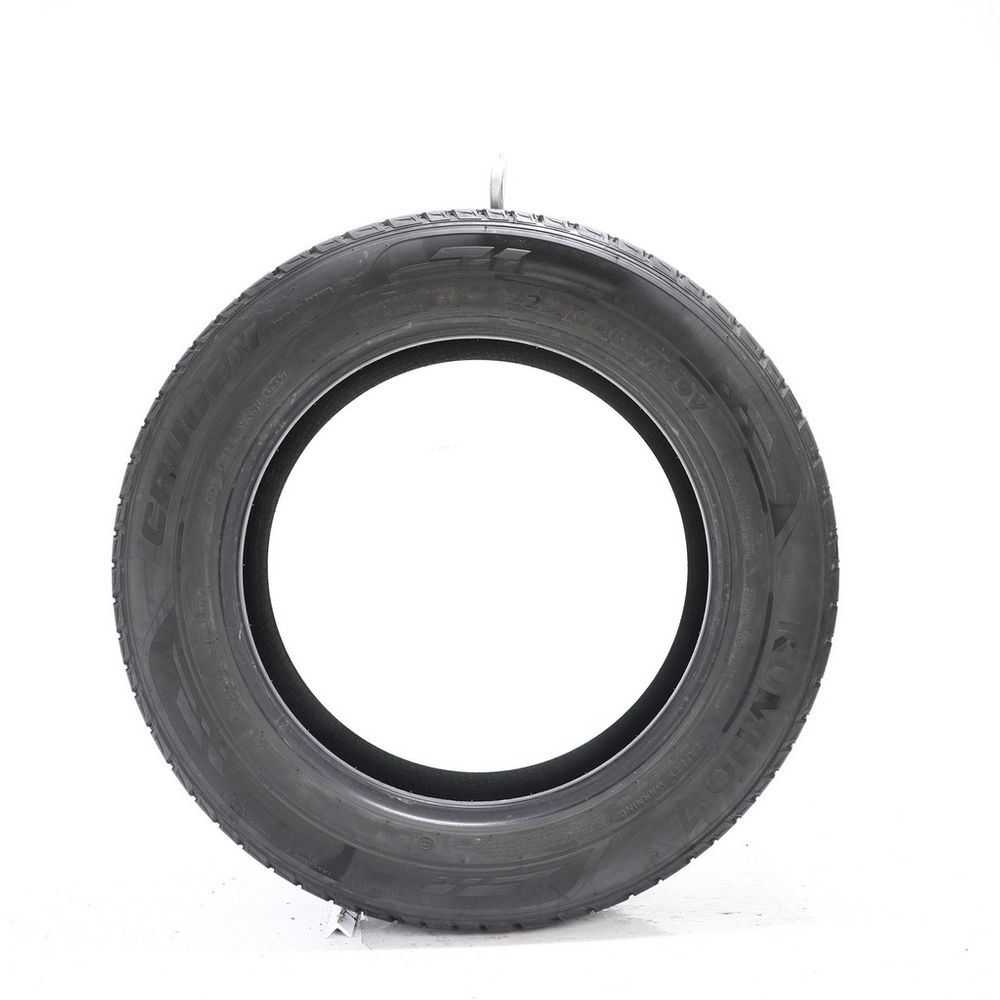 Set of (2) Used 225/60R17 Kumho Crugen Premium 99V - 5-6/32 - Image 3