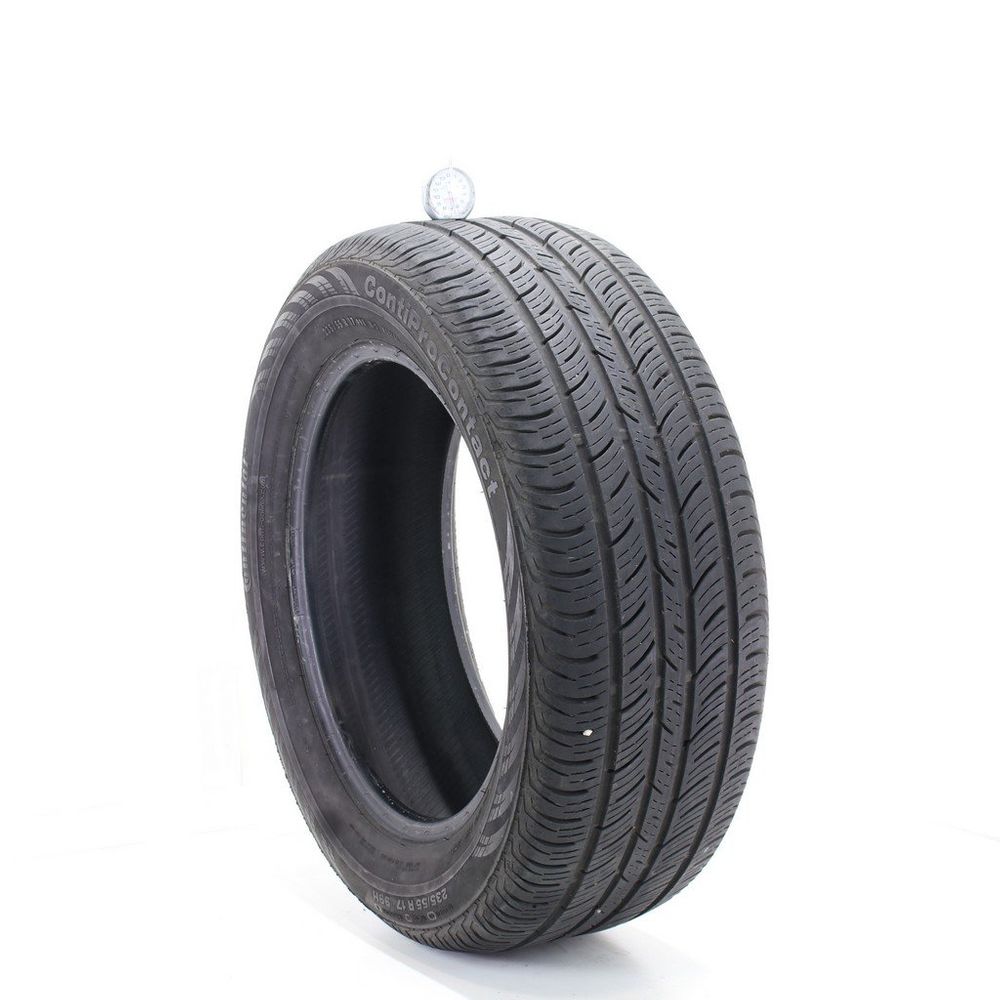 Set of (2) Used 235/55R17 Continental ContiProContact 99H - 6-6.5/32 - Image 4
