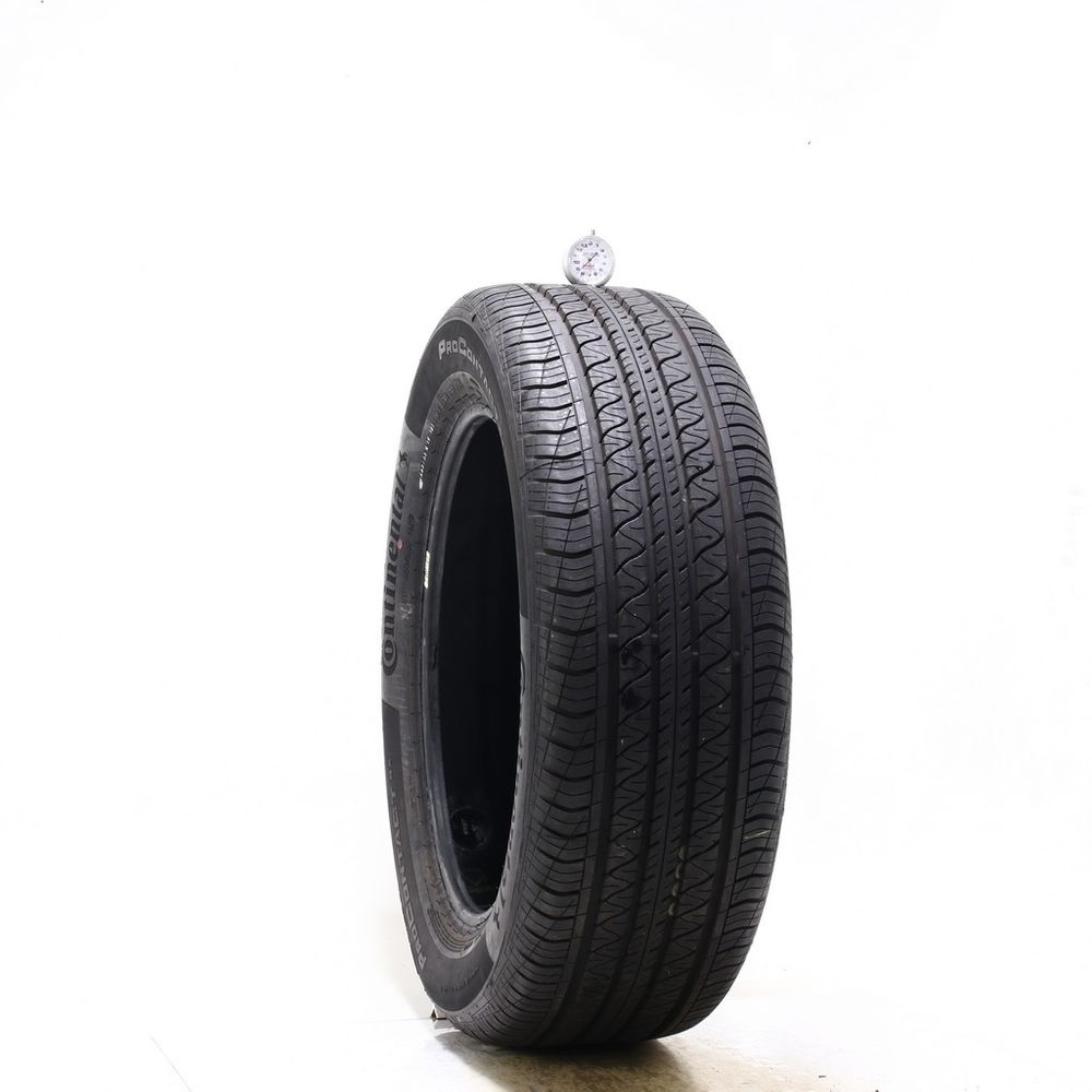 Set of (2) Used 235/55R19 Continental ProContact RX 105T - 8.5-9/32 - Image 1