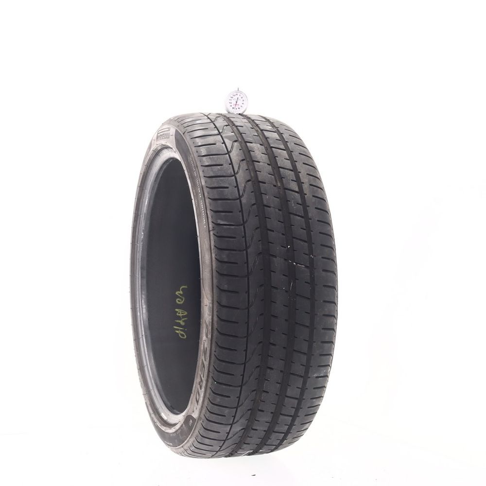 Set of (2) Used 255/40R21 Pirelli P Zero R01 102Y - 6.5-7.5/32 - Image 4