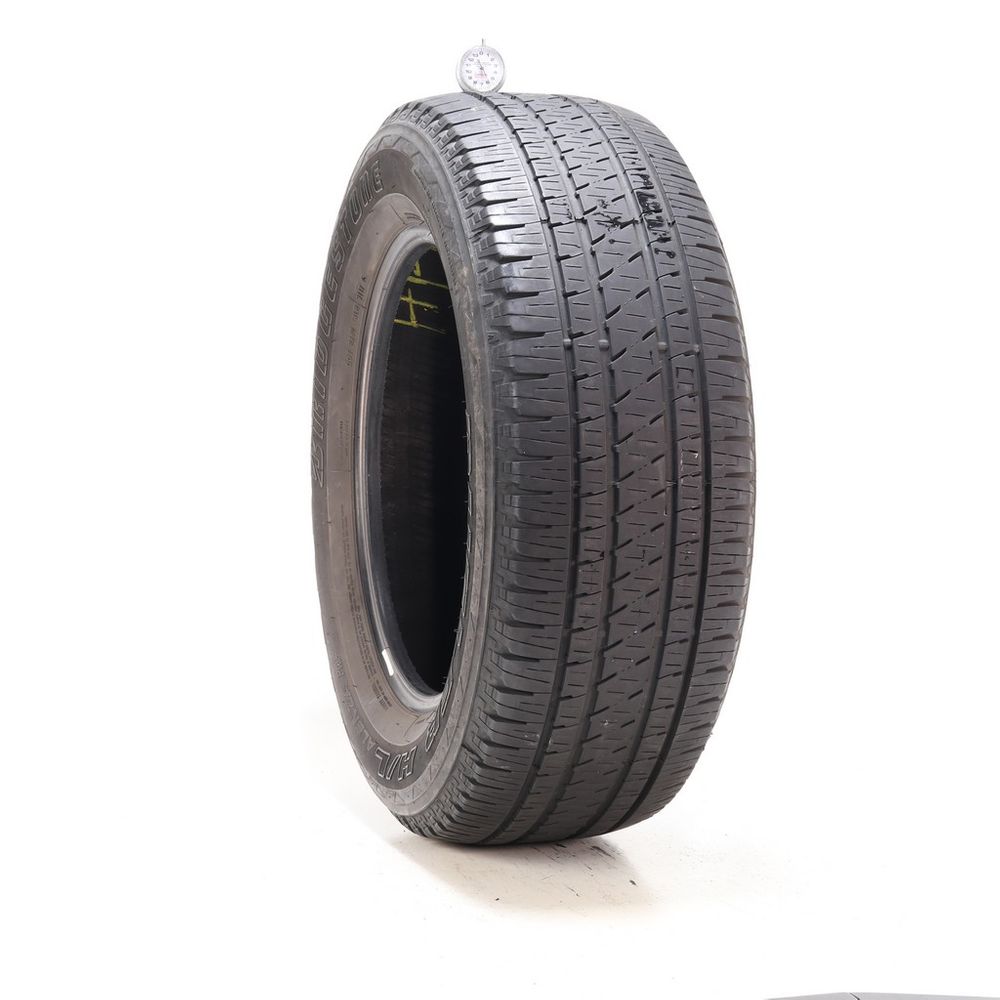 Set of (2) Used 265/60R18 Bridgestone Dueler H/L Alenza Plus 110V - 5.5-6/32 - Image 1