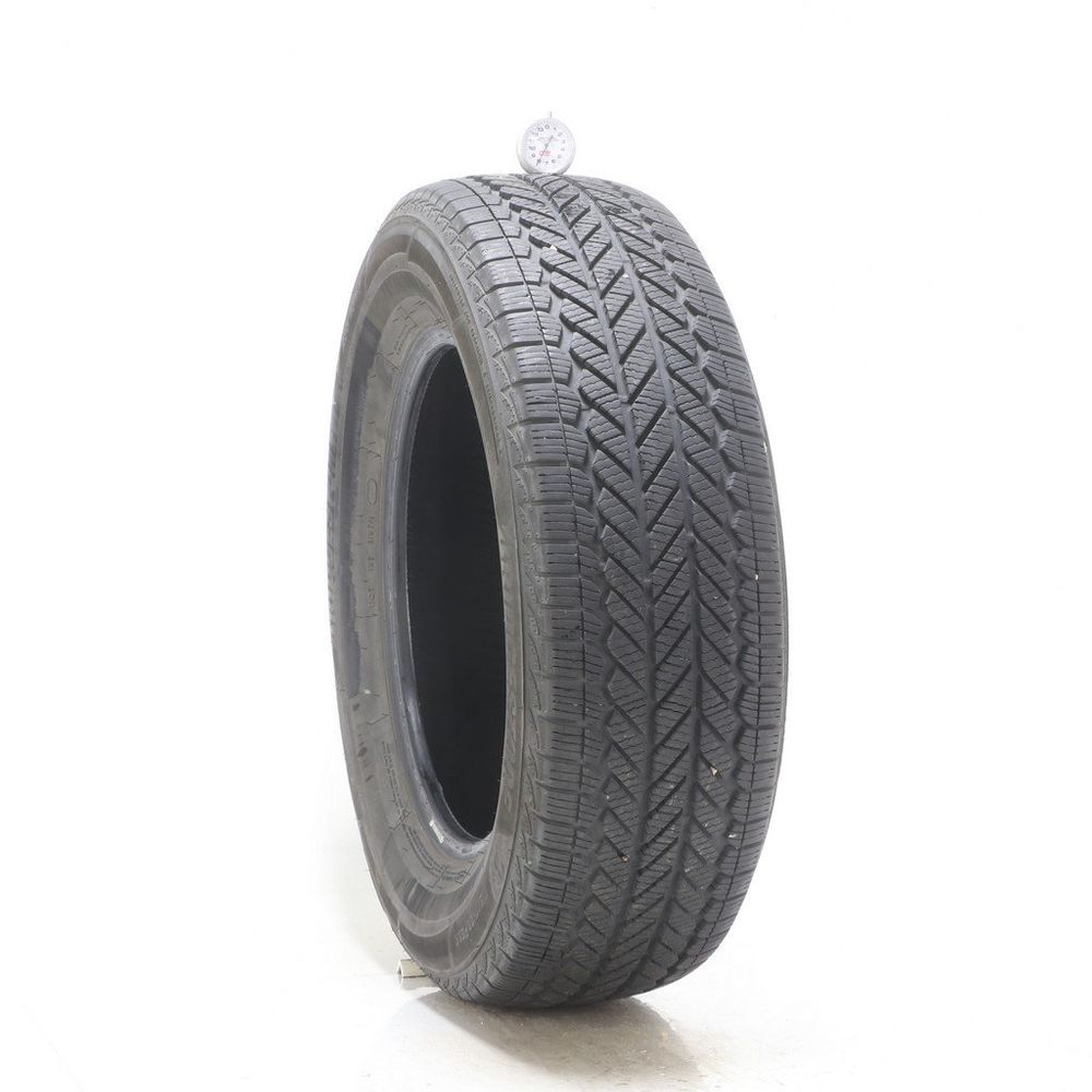 Set of (2) Used 235/65R17 Bridgestone WeatherPeak 104H - 8-8.5/32 - Image 1
