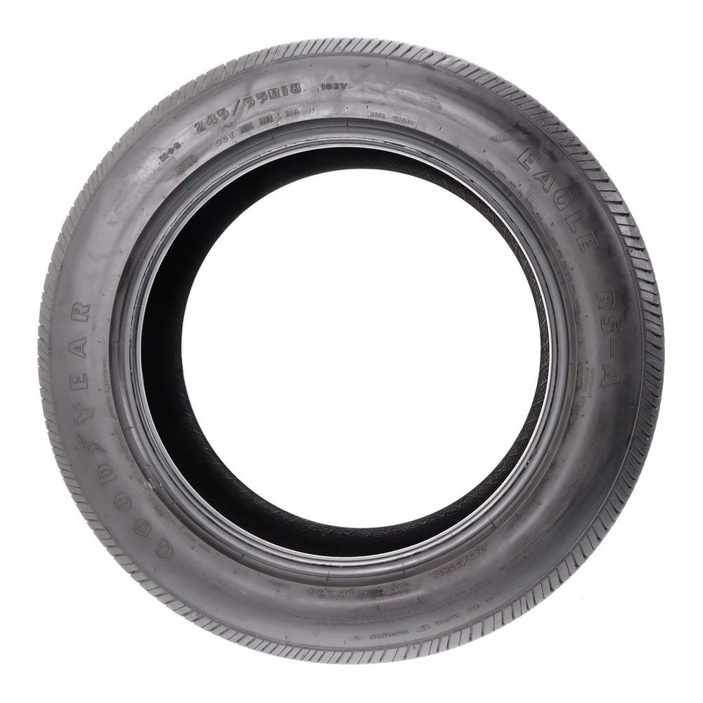 Set of (4) Used 245/55R18 Goodyear Eagle RS-A 103V - 9-10.5/32 - Image 3