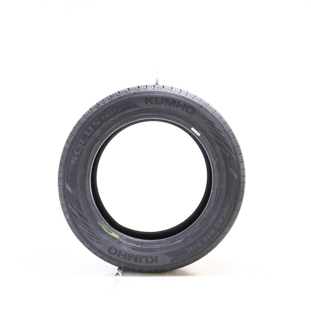 Set of (2) Used 205/55R16 Kumho Solus TA51a 91H - 8.5-9.5/32 - Image 6