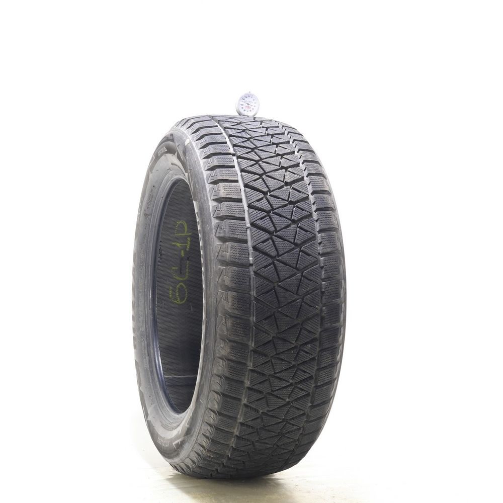 Set of (2) Used 255/55R19 Bridgestone Blizzak DM-V2 111T - 11-12/32 - Image 1