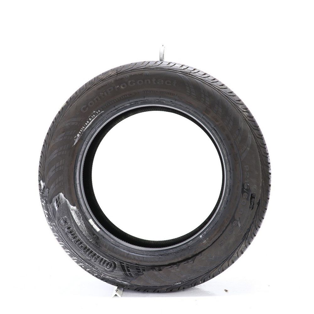 Set of (2) Used 215/60R16 Continental ContiProContact 94S - 7-7.5/32 - Image 3