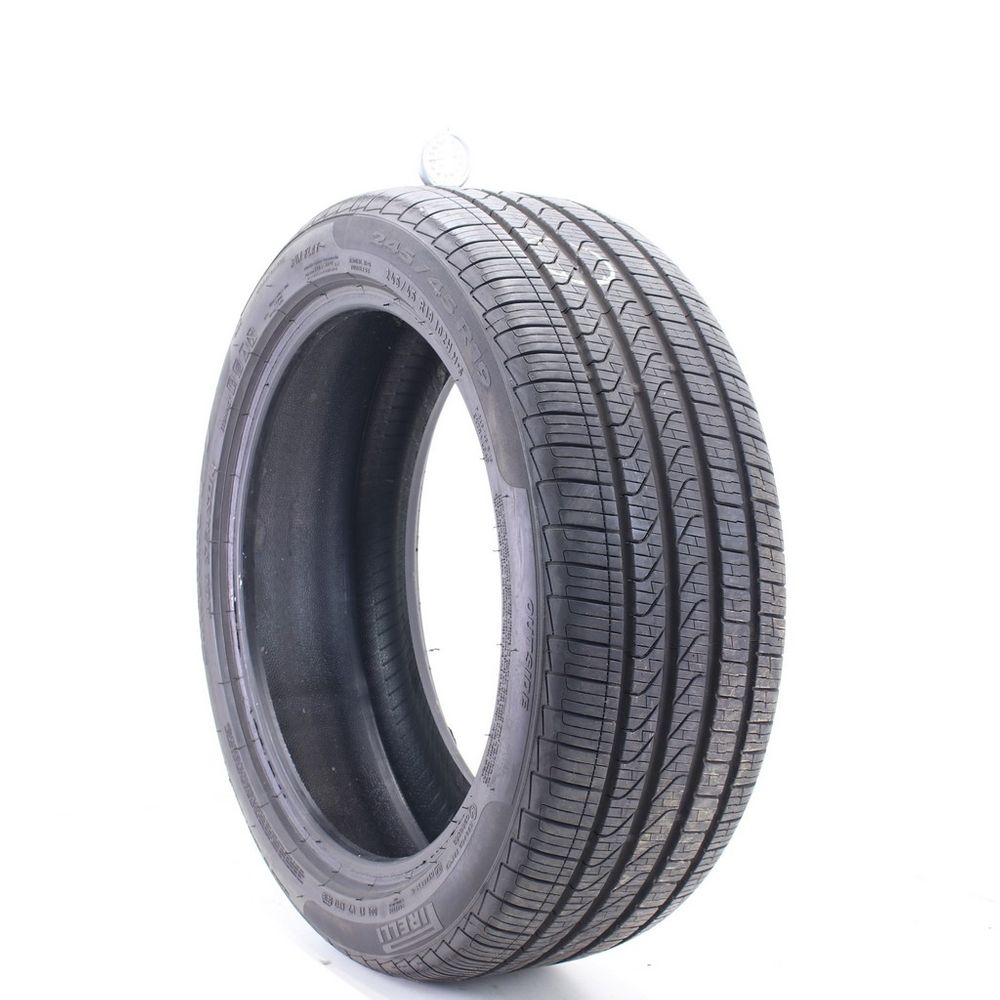 Set of (2) Used 245/45R19 Pirelli Cinturato P7 MOE Run Flat 102H - 9-10/32 - Image 4