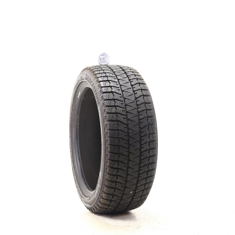Set of (2) Used 215/45R17 Bridgestone Blizzak WS90 Studless 91T - 9.5-11/32 - Image 4