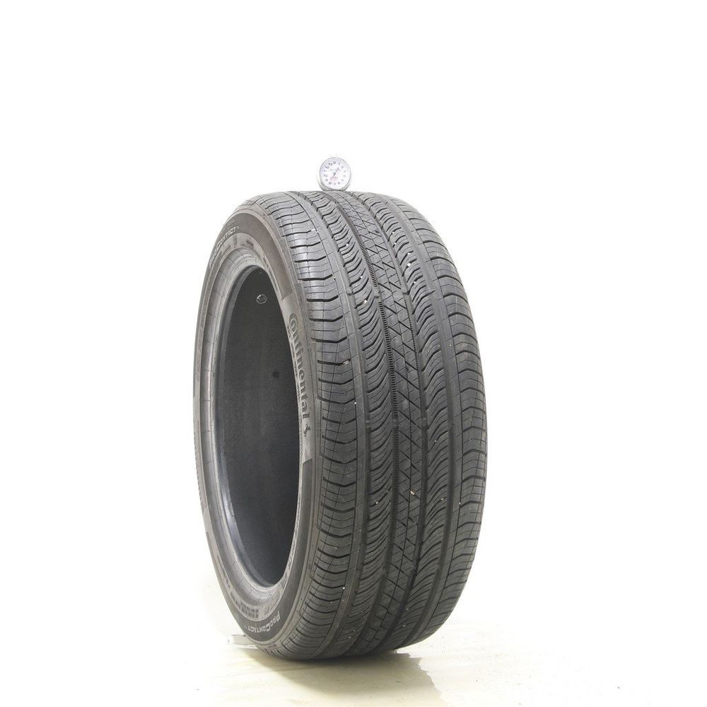 Set of (4) Used 245/45R18 Continental ProContact TX 96V - 7-8/32 - Image 4