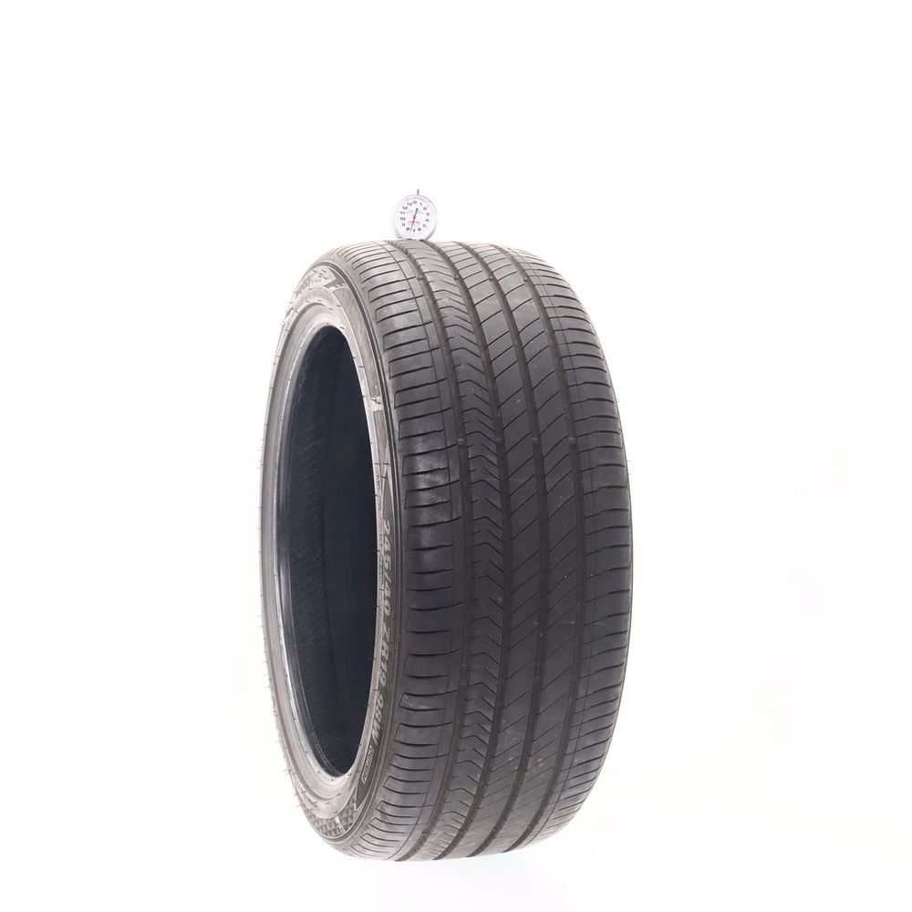 Set of (2) Used 245/40ZR19 Kumho Majesty 9 Solus TA91 98W - 7.5-8.5/32 - Image 1