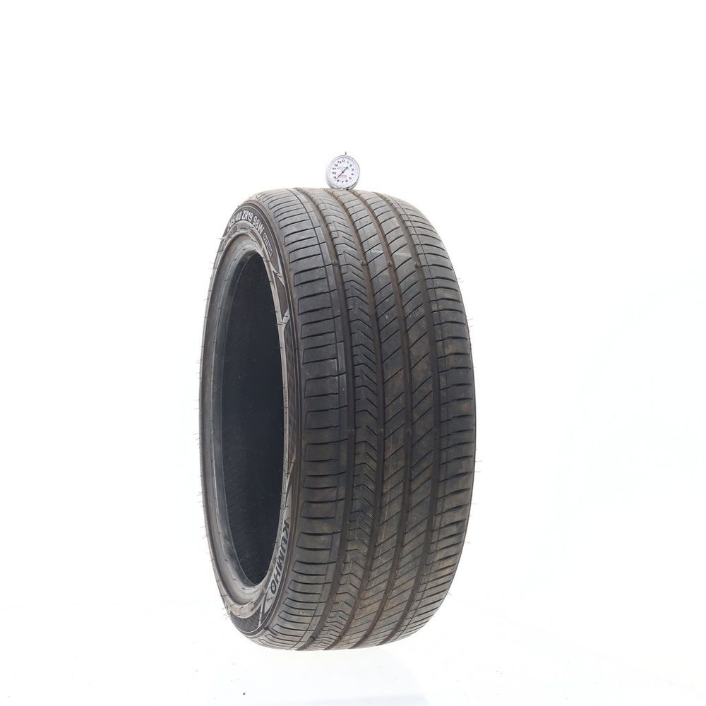 Set of (2) Used 245/40ZR19 Kumho Majesty 9 Solus TA91 98W - 7.5-8.5/32 - Image 4