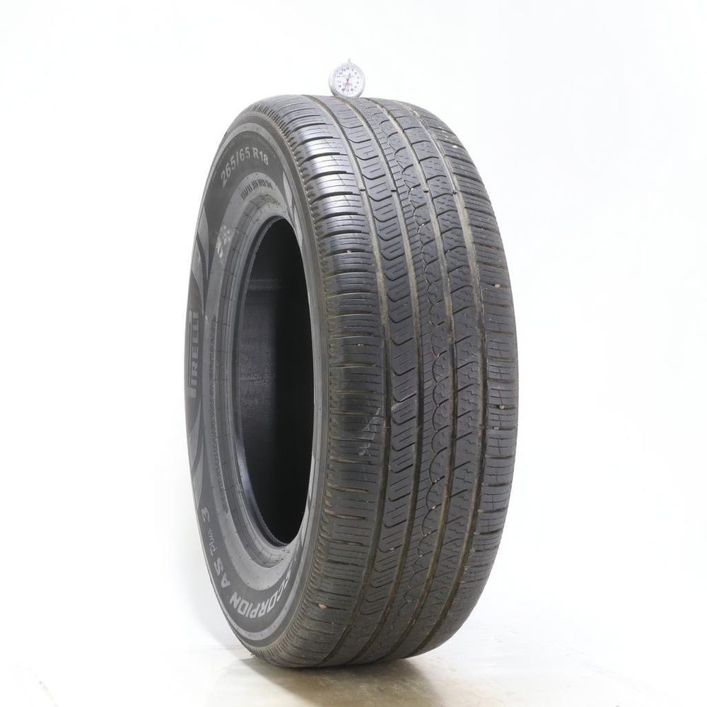 Used 265/65R18 Pirelli Scorpion AS Plus 3 114H - 7.5/32 - Image 1