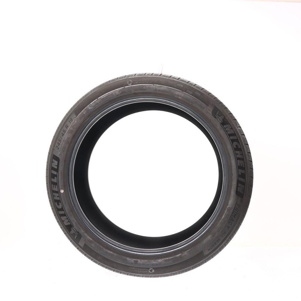 Set of (2) Used 245/45R19 Michelin Primacy All Season POL Acoustic 102V - 7.5-8/32 - Image 3