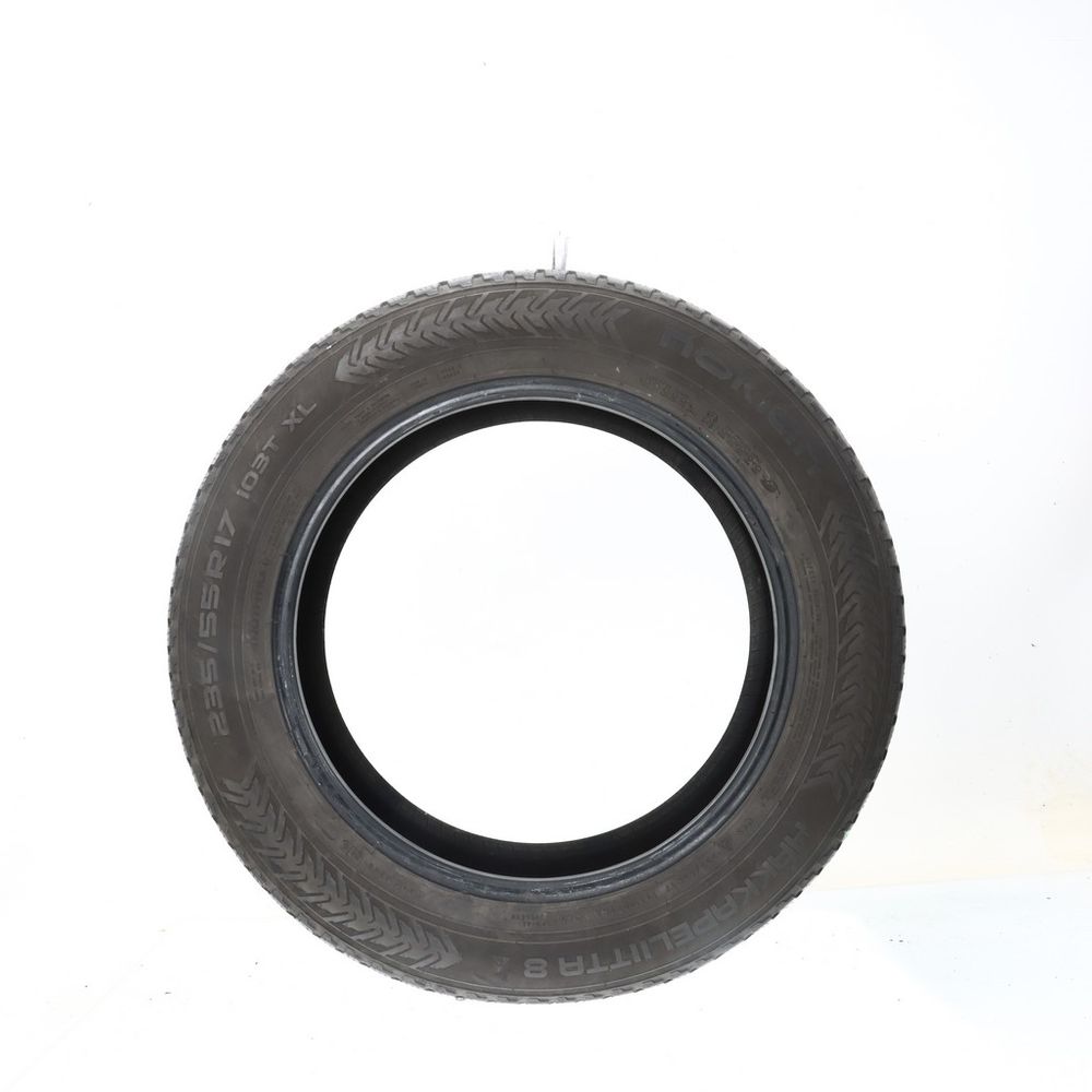 Set of (2) Used 235/55R17 Nokian Hakkapeliitta 8 103T - 7/32 - Image 3
