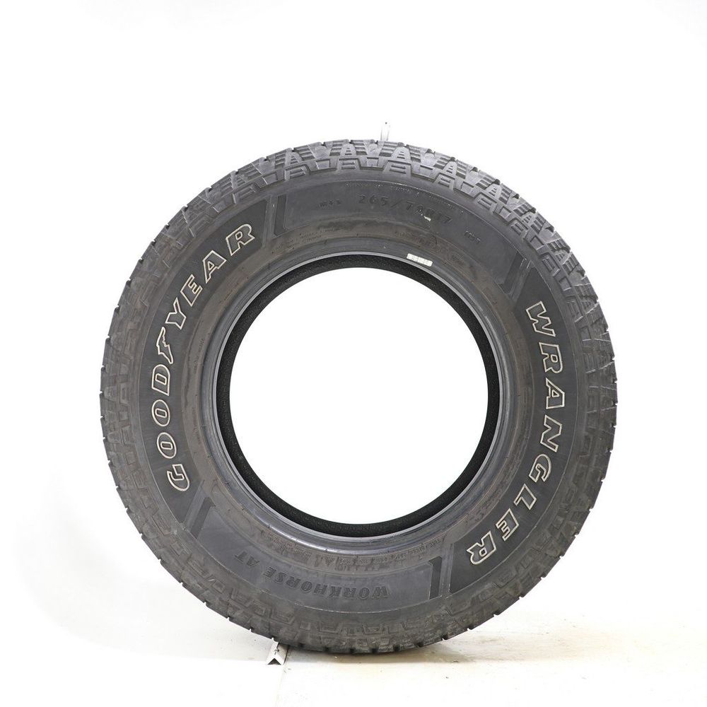 Set of (2) Used 265/70R17 Goodyear Wrangler Workhorse AT 115T - 7-7.5/32 - Image 3