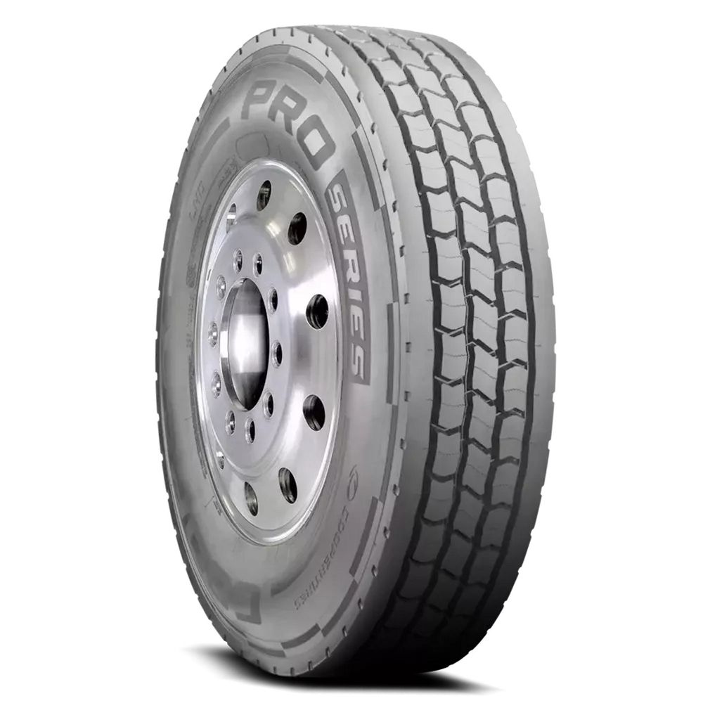 Set of (4) New 295/75R22.5 Cooper Pro Series LHD 144/141L - Image 1