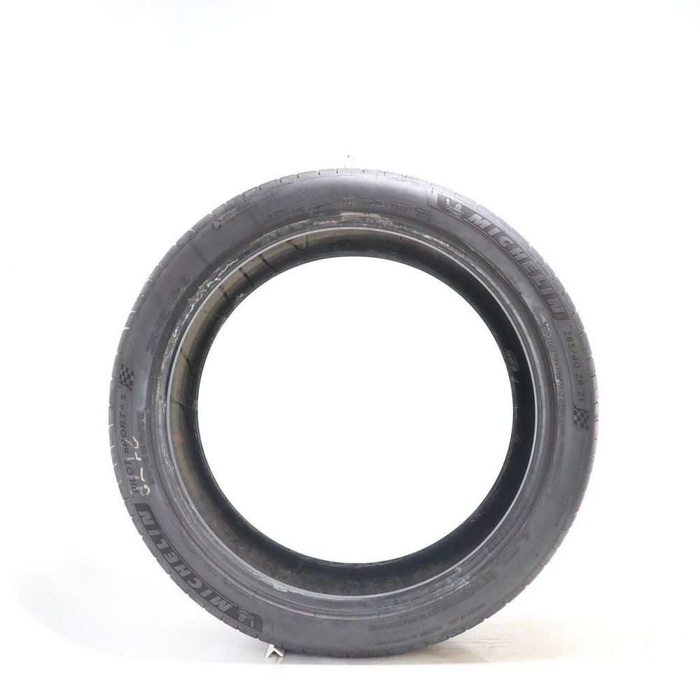 Set of (2) Used 265/40ZR21 Michelin Pilot Sport 4 S 105Y - 7-7.5/32 - Image 6